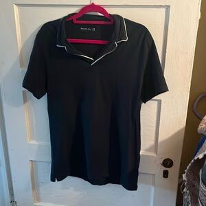 Mens Abercrombie and Fitch Johnny collar polo